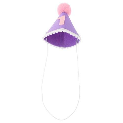 COLLBATH Felt Cone Birthday Hat für Junge Mädchen Weiche Bequeme Geburtstagskrone mit Pompon für Geburtstag Stilvolle Foto Requisiten für Partys und Duschen COLLBATH Felt Cone Birthday Hat für Junge Mädchen Weiche Bequeme Geburtstagskrone mit Pompon für Geburtstag Stilvolle Foto Requisiten für Partys und Duschen von COLLBATH