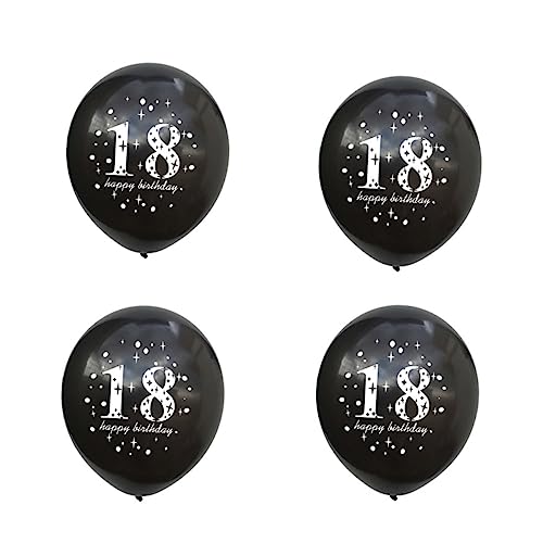 COLLBATH Geburtstagsballons Latex Ballons Und Schwarz Für Geburtstag Party Dekoration Runde Luftballons Für Feierlichkeiten COLLBATH Geburtstagsballons Latex Ballons Und Schwarz Für Geburtstag Party Dekoration Runde Luftballons Für Feierlichkeiten von COLLBATH