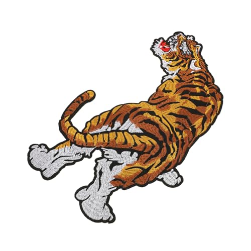 COLLBATH Großer Tiger Stickerei Patch zum Aufnähen Langlebiger Stoff Aufnäher Dekorativer Tier Applikation Geeignet für Kleidung Rucksäcke und DIY Handarbeiten COLLBATH Großer Tiger Stickerei Patch zum Aufnähen Langlebiger Stoff Aufnäher Dekorativer Tier Applikation Geeignet für Kleidung Rucksäcke und DIY Handarbeiten von COLLBATH