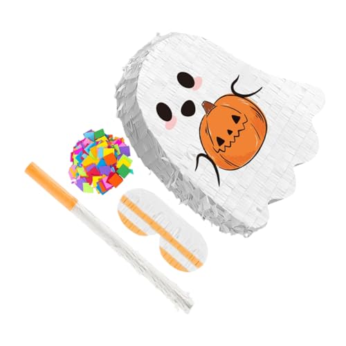 COLLBATH Halloween Pinata Geisterform Hängend Halloween Party Dekoration Mexikanisches Karnevalsthema Süßigkeiten Innen Außen von COLLBATH