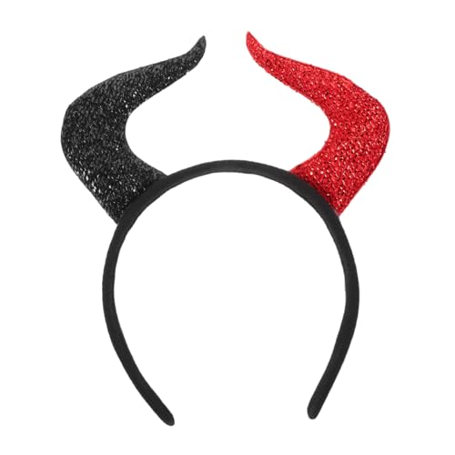 COLLBATH Halloween Teufelshörner Haarreif Rot Schwarz Spooky Horn Decoration Stirnband für Damen und Herren Sicherer Sitz für Karneval Cosplay Party und Kostümfest COLLBATH Halloween Teufelshörner Haarreif Rot Schwarz Spooky Horn Decoration Stirnband für Damen und Herren Sicherer Sitz für Karneval Cosplay Party und Kostümfest von COLLBATH