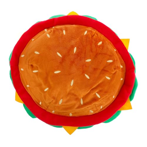 COLLBATH Hamburger Kopfbedeckung Partyhut Requisiten Lustige Hüte Für Männer Frauen Kostümzubehör COLLBATH Hamburger Kopfbedeckung Partyhut Requisiten Lustige Hüte Für Männer Frauen Kostümzubehör von COLLBATH