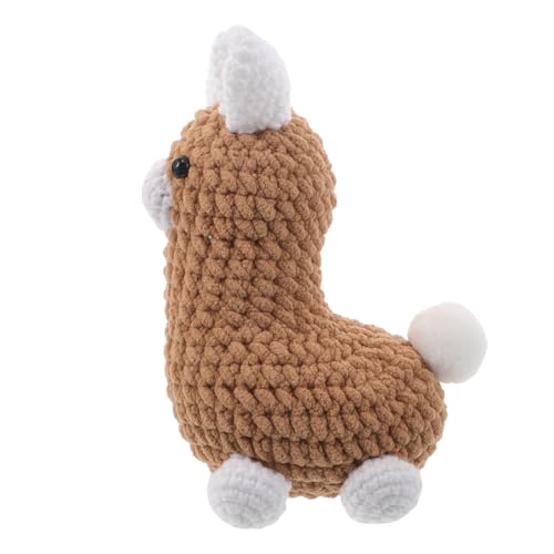 COLLBATH Handgefertigter Häkel-alpaka-anhänger Stabiles Leichtes Schlüsselanhänger Rucksack-Ornament Künstlerisch Handgestrickt Einzigartiges DIY Häkelspielzeug für Alltag und Reise von COLLBATH