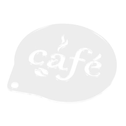 COLLBATH Kaffee-Latte-Form Kaffeezubehör Vorlage Kaffee-Kunst-Schablonen Dekoration Formwerkzeuge für Cappuccino Kaffee liefert Schablonen für Kaffee Acryl Transparent COLLBATH Kaffee-Latte-Form Kaffeezubehör Vorlage Kaffee-Kunst-Schablonen Dekoration Formwerkzeuge für Cappuccino Kaffee liefert Schablonen für Kaffee Acryl Transparent von COLLBATH