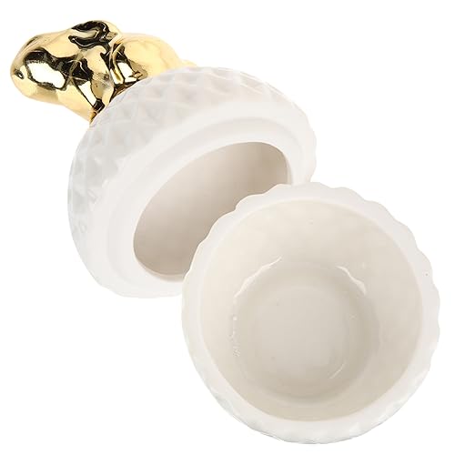 COLLBATH Kasten Schmuckschatulle Aus Keramik Container Fall Juwelierorganisator Schmuckkästchen Aufbewahrungsboxen Für Armbänder Schmuckhalter Schmucksache Weißes Porzellan COLLBATH Kasten Schmuckschatulle Aus Keramik Container Fall Juwelierorganisator Schmuckkästchen Aufbewahrungsboxen Für Armbänder Schmuckhalter Schmucksache Weißes Porzellan von COLLBATH