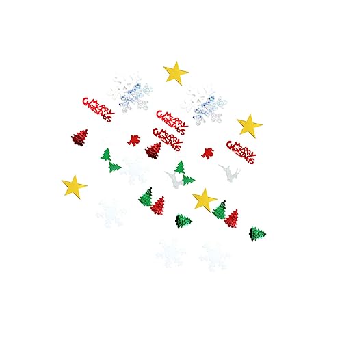 COLLBATH Konfetti Mit Weihnachtsmotiv Funkelnde Pailletten Weihnachtsmann Schneeflocken Und Hirsch Stil PVC Dekorzubehör Für DIY Deko Zuhause Café Laden Und Bar COLLBATH Konfetti Mit Weihnachtsmotiv Funkelnde Pailletten Weihnachtsmann Schneeflocken Und Hirsch Stil PVC Dekorzubehör Für DIY Deko Zuhause Café Laden Und Bar von COLLBATH