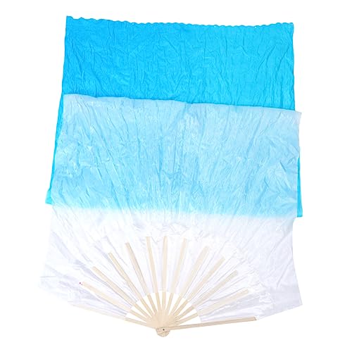 COLLBATH Länglicher Bauchtanz Seidenfächer mit Gradient Farbe Langer Fächer Hochwertigem Seidenmaterial für Frauen und Erwachsene für Tänze und Besondere Anlässe COLLBATH Länglicher Bauchtanz Seidenfächer mit Gradient Farbe Langer Fächer Hochwertigem Seidenmaterial für Frauen und Erwachsene für Tänze und Besondere Anlässe von COLLBATH