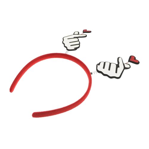 COLLBATH Herzförmiges Stirnband Für Frauen Jungen Und Mädchen Valentinstags- Foto-requisite von COLLBATH