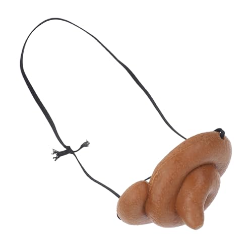 COLLBATH Lustige Realistische Kackhaufen Augenklappe für Cosplay und Party Streiche Einzigartiges Foto Requisit Bequemes Langlebiges Design für und Festveranstaltungen von COLLBATH