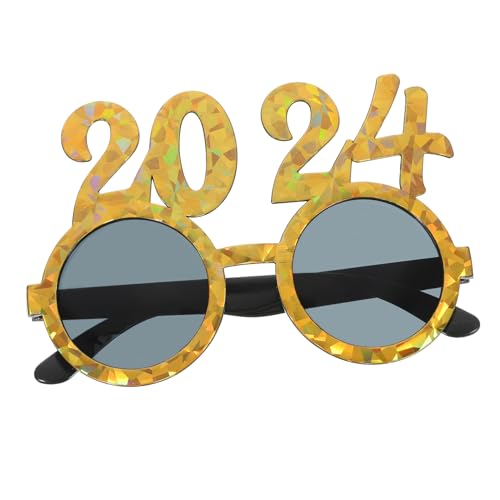 COLLBATH Neujahrs Sonnenbrille Lustige Digitale Partybrille für Festliche Dekoration Foto Requisite für Neujahrsfeiern und Abschlussfeiern Leicht und Kompakt von COLLBATH