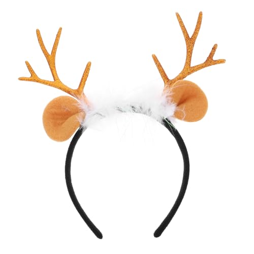 COLLBATH Niedliches Rentiergeweih Haarband für Weihnachts Cosplay Kopfschmuck für Festlichkeiten für Partys und Fotoshootings von COLLBATH