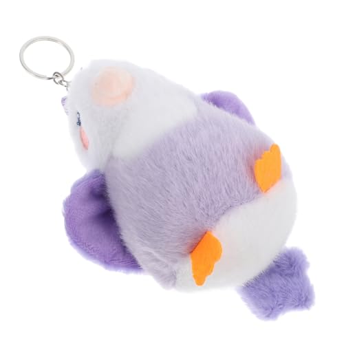 COLLBATH Papagei Schlüsselanhänger Fischmaul Socken Plüsch Schlüsselanhänger Wasserdichte Tasche Wasserbeutel Tier Rucksack Charm Dichtungsscheibe Kleiderständer Wasserbeutel von COLLBATH