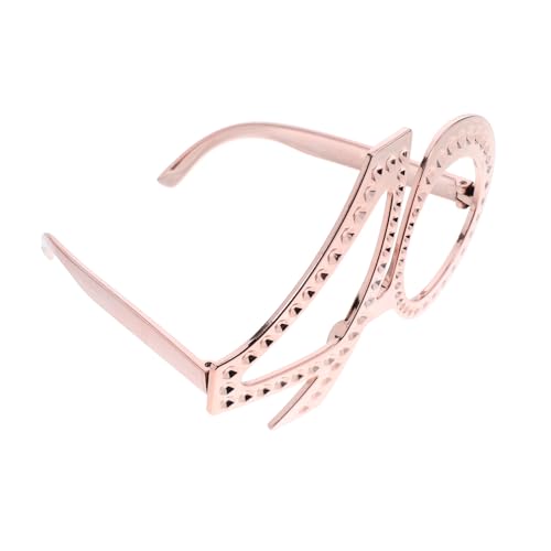 COLLBATH Partybrille Lustige Sonnenbrille für Erwachsene Fotorequisiten und Geburtstagsfeier Zubehör Roségold für Unvergessliche Erinnerungen COLLBATH Partybrille Lustige Sonnenbrille für Erwachsene Fotorequisiten und Geburtstagsfeier Zubehör Roségold für Unvergessliche Erinnerungen von COLLBATH