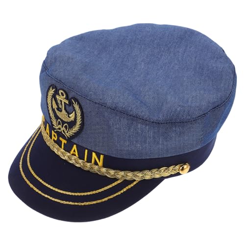 COLLBATH Vintage Yacht Hut Für Männer Frauen Cosplay Sailor Hüte Party Supplies Boot Hut Prop COLLBATH Vintage Yacht Hut Für Männer Frauen Cosplay Sailor Hüte Party Supplies Boot Hut Prop von COLLBATH