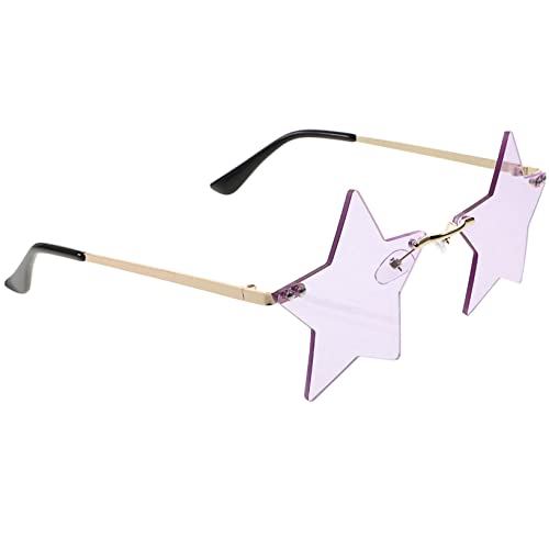 COLLBATH Pentagramm-sonnenbrille Lila Sonnenbrille Sterne Sonnenbrille Partybrillen Stern Lustige Brille Stern Brille Party Brille Stern Spaßbrillen Gläser Rahmenlos Damen Partybedarf Stk COLLBATH Pentagramm-sonnenbrille Lila Sonnenbrille Sterne Sonnenbrille Partybrillen Stern Lustige Brille Stern Brille Party Brille Stern Spaßbrillen Gläser Rahmenlos Damen Partybedarf Stk von COLLBATH