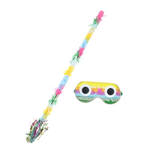 COLLBATH Pinata Mit Schläger Und Augenmaske Lustiges Für Kindergeburtstag Und Feste Teiliges Für Blinde Party Spiele Und Festliche Dekorationen COLLBATH Pinata Mit Schläger Und Augenmaske Lustiges Für Kindergeburtstag Und Feste Teiliges Für Blinde Party Spiele Und Festliche Dekorationen von COLLBATH