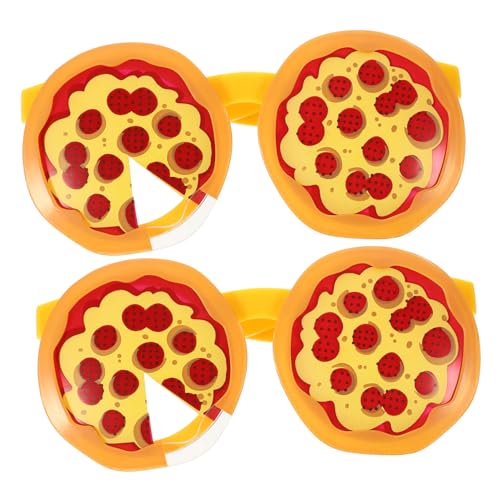COLLBATH Pizza Partybrille Lustige Cosplay Brille Für Kreative Feiern Witzige Foto Requisiten Für Erwachsene Und Ideale Accessoires Für Pizza Partys Und Veranstaltungen von COLLBATH