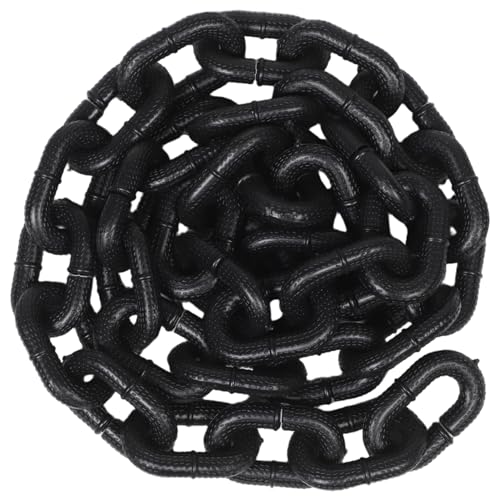 COLLBATH Realistische Plastikkette für Kostümpartys Geisterhäuser Filmsets Robuste Dicke Kette für Schaurige Dekorationen von COLLBATH