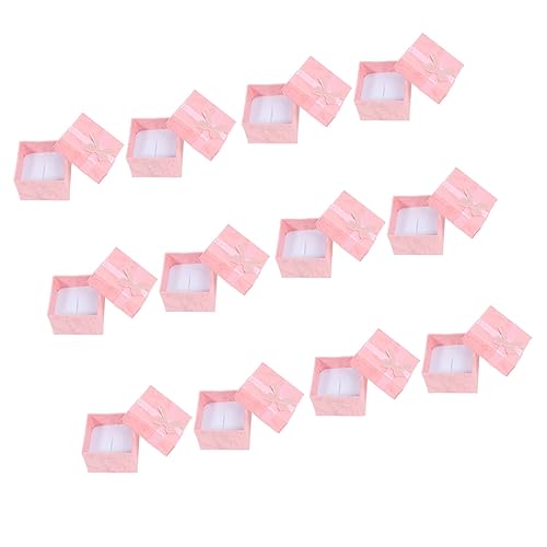 COLLBATH Schmuckschatullen 12er-Set mit Schleife verziert rosa Aufbewahrungsboxen für Ringe Ohrringe und Accessoires COLLBATH Schmuckschatullen 12er-Set mit Schleife verziert rosa Aufbewahrungsboxen für Ringe Ohrringe und Accessoires von COLLBATH