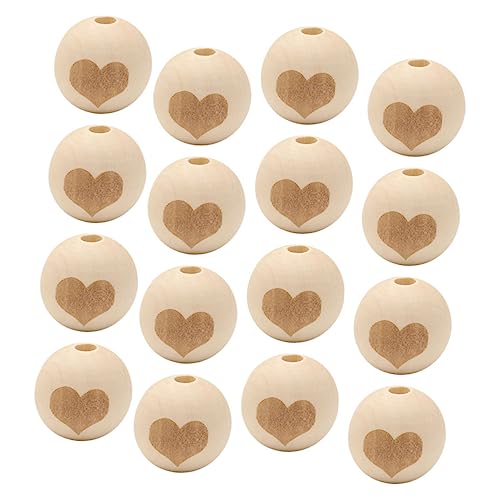 COLLBATH 50stücke Holzperlen Diy Zubehör Für Junge Mädchen Unbemalte Holzperlen Zum Basteln Von Schmuck Und Spielzeug Langlebige Handarbeitsperlen Mit Lochdesign COLLBATH 50stücke Holzperlen Diy Zubehör Für Junge Mädchen Unbemalte Holzperlen Zum Basteln Von Schmuck Und Spielzeug Langlebige Handarbeitsperlen Mit Lochdesign von COLLBATH