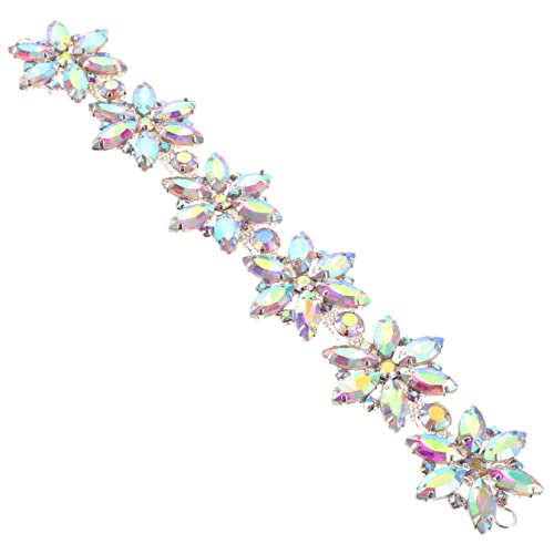 COLLBATH Strass Glassteinkette Funkelnde Applikation für Hochzeit Brautkleid DIY Kleidungsdekor Tasche Rhinestone Patch Zubehör COLLBATH Strass Glassteinkette Funkelnde Applikation für Hochzeit Brautkleid DIY Kleidungsdekor Tasche Rhinestone Patch Zubehör von COLLBATH