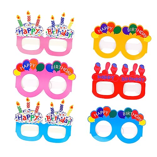 COLLBATH Stück Cartoon Papierbrillen für Geburtstagsfeiern Lustige Cosplay Brillen Party Dekoration und Fotorequisiten Gelb Rot COLLBATH Stück Cartoon Papierbrillen für Geburtstagsfeiern Lustige Cosplay Brillen Party Dekoration und Fotorequisiten Gelb Rot von COLLBATH