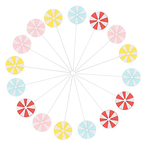 COLLBATH Stück Lolli Cupcake Toppers für Kindergeburtstage Partys und Süßigkeiten Mottopartys Dekorationen COLLBATH Stück Lolli Cupcake Toppers für Kindergeburtstage Partys und Süßigkeiten Mottopartys Dekorationen von COLLBATH
