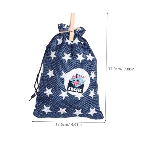 COLLBATH Teiliges Weihnachtskalender Beutel aus Robustem Jutestoff Kleine Nummerierte Geschenksäckchen mit Zugband DIY Adventskalender Zubehör für Festliche Countdown-dekoration COLLBATH Teiliges Weihnachtskalender Beutel aus Robustem Jutestoff Kleine Nummerierte Geschenksäckchen mit Zugband DIY Adventskalender Zubehör für Festliche Countdown-dekoration von COLLBATH