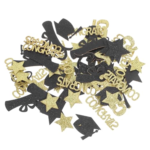 COLLBATH Tischdekoration für Abschlussfeiern, glitzernde Abschlusskappen, Konfetti für Kindergarten, Vorschule, High School, College, Feiern, Partyzubehör COLLBATH Tischdekoration für Abschlussfeiern, glitzernde Abschlusskappen, Konfetti für Kindergarten, Vorschule, High School, College, Feiern, Partyzubehör von COLLBATH