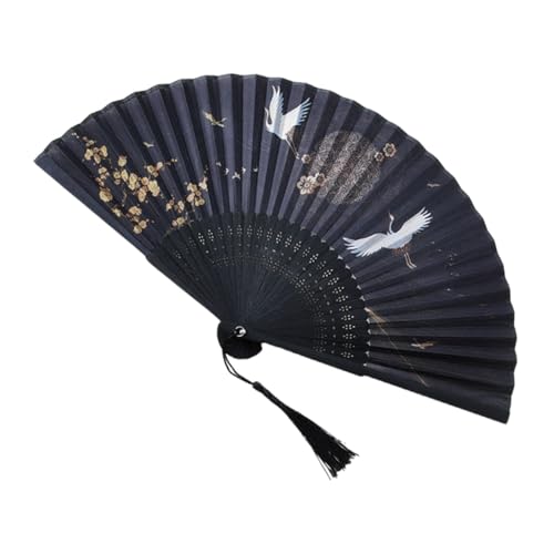 COLLBATH Traditioneller Chinesischer Faltfächer Vintage Handfächer Faltbarer Tanzfächer für Bühne Performance Elegant Leicht und Tragbar mit Retro Design COLLBATH Traditioneller Chinesischer Faltfächer Vintage Handfächer Faltbarer Tanzfächer für Bühne Performance Elegant Leicht und Tragbar mit Retro Design von COLLBATH