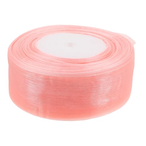COLLBATH Transparente Schneefaserripsbänder Yards Organza Geschenkband für Diy Bastelprojekte Hochzeitsdekorationen und Partyverpackungen von COLLBATH