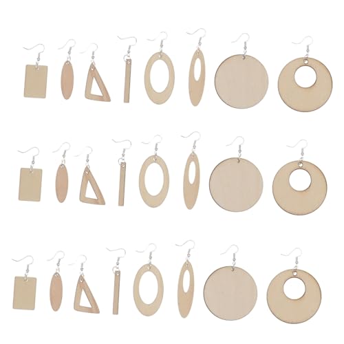 COLLBATH Unfertige Holzohrringe Set Holzanhänger DIY Schmuck Basteln Leicht und Glatt Holzohrring Charms für Ohrring Herstellung und Geschenkideen COLLBATH Unfertige Holzohrringe Set Holzanhänger DIY Schmuck Basteln Leicht und Glatt Holzohrring Charms für Ohrring Herstellung und Geschenkideen von COLLBATH