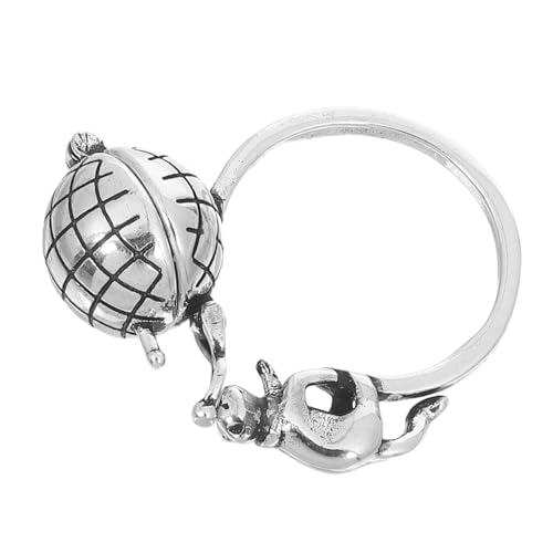 COLLBATH Verstellbarer Offener Ring mit Vintage Design und Duftöl Diffuser für Frauen Elegantes Schmuckstück für Kreative Accessoires von COLLBATH