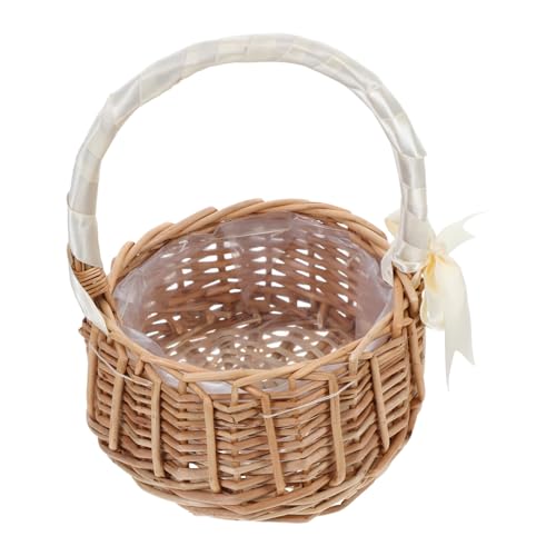 COLLBATH Weidenkorb Für Blumenmädchen Geschenkband Osterkörbe Mit Süßigkeiten Und Eiern Handgefertigte Blumenkörbe Boho Korb Für Blumenmädchen Hochzeitskorb Für Blumenmädchen COLLBATH Weidenkorb Für Blumenmädchen Geschenkband Osterkörbe Mit Süßigkeiten Und Eiern Handgefertigte Blumenkörbe Boho Korb Für Blumenmädchen Hochzeitskorb Für Blumenmädchen von COLLBATH