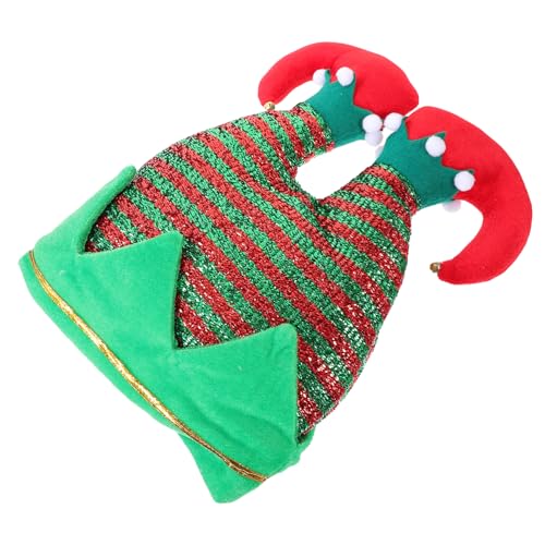 COLLBATH Weihnachtsmann Mütze für Erwachsene Kreative Partyhut mit Witzigem Design Atmungsaktiv und Bequem als Kostümzubehör für Weihnachten und Karneval von COLLBATH