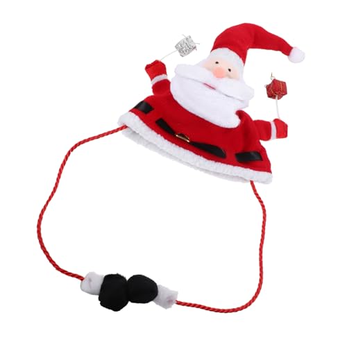COLLBATH Weihnachtsmütze Santa Claus Weihnachtsmann Mütze Atmungsaktiv Bequem Festliche Weihnachtsfeier Kostümaccessoire für Erwachsene und Partyspaß von COLLBATH