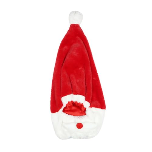 COLLBATH Weihnachtsmütze für Motorradhelm Festlicher Nikolaus Helmüberzug Dekorative Santa Claus Kopfbedeckung Einfach zu Reinigen und Verstellbar für Weihnachtsfeier und Motorradtouren von COLLBATH