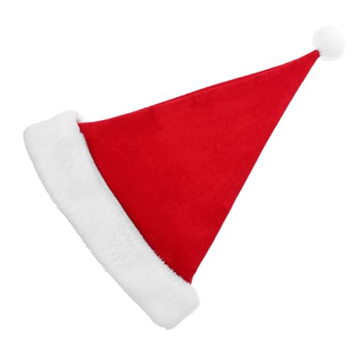 COLLBATH Dicke Weihnachtsmütze Aus Plüsch Für Erwachsene Warme Weihnachtsmütze Unisex-weihnachtskopfbedeckung Festliches Partyzubehör Weihnachtsmützen-dekoration COLLBATH Dicke Weihnachtsmütze Aus Plüsch Für Erwachsene Warme Weihnachtsmütze Unisex-weihnachtskopfbedeckung Festliches Partyzubehör Weihnachtsmützen-dekoration von COLLBATH