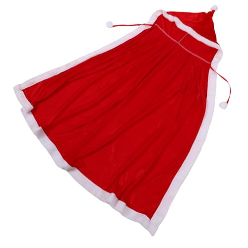 COLLBATH Weihnachtsumhang Mit Kapuze Roter Samtstoff Für Kostüm Partykleidung Warm COLLBATH Weihnachtsumhang Mit Kapuze Roter Samtstoff Für Kostüm Partykleidung Warm von COLLBATH