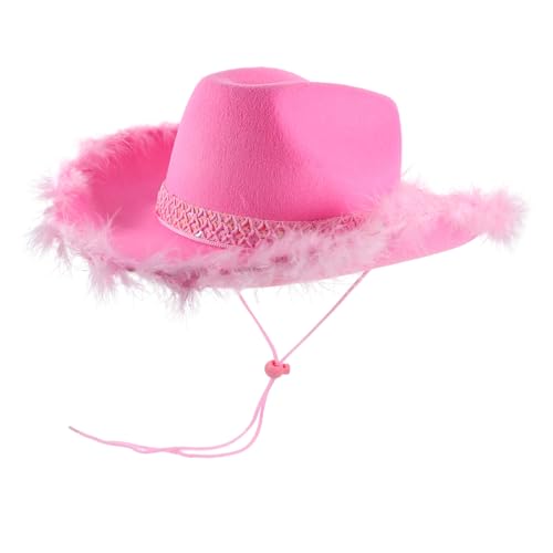 COLLBATH Westernhut Für Damen Verstellbarer Cowboyhut Partyhut Und Kostümzubehör Robustes Material Für Vielfältige Anlässe COLLBATH Westernhut Für Damen Verstellbarer Cowboyhut Partyhut Und Kostümzubehör Robustes Material Für Vielfältige Anlässe von COLLBATH