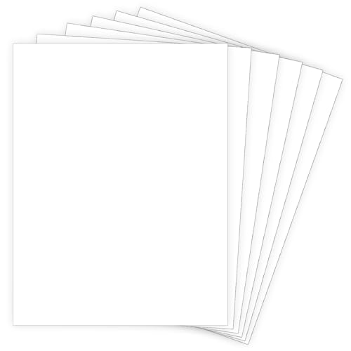 Schwerer Karton, weiß, 50 kg, 8,5 x 11 cm, 25 Blatt, weißer Karton, 300 g/m² dickes Papier für Kunst und Handwerk, Zeichnen, DIY-Projekte Schwerer Karton, weiß, 50 kg, 8,5 x 11 cm, 25 Blatt, weißer Karton, 300 g/m² dickes Papier für Kunst und Handwerk, Zeichnen, DIY-Projekte von COLOANDUS