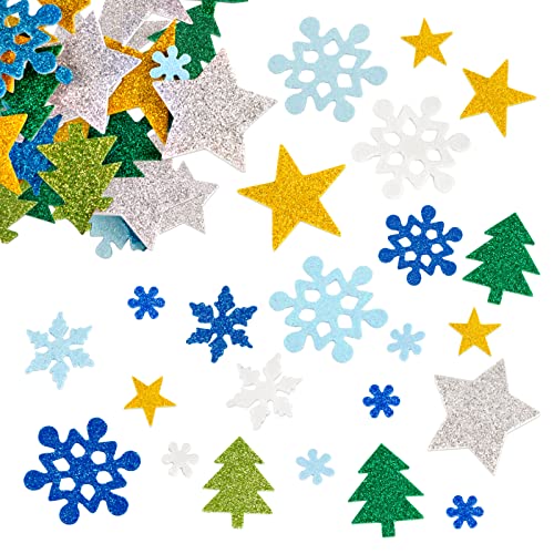150 Stk. Weihnachten Aufkleber Schaum Sticker Glitzer Selbstklebend Weihnachtsaufkleber Weihnachtssticker Sterne Weihnachtsbaum Schneeflocken zum DIY Basteln für Kinder Weihnachten Geburtstag Deko 150 Stk. Weihnachten Aufkleber Schaum Sticker Glitzer Selbstklebend Weihnachtsaufkleber Weihnachtssticker Sterne Weihnachtsbaum Schneeflocken zum DIY Basteln für Kinder Weihnachten Geburtstag Deko von COLOFALLA