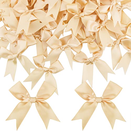 COLOFALLA 50 Stück 8.5cm Satinband Schleifen Gold Satinschleifen Klein für Weihnachten Hochzeit Taufe Geschenke Geschenkverpackung Grußkarte DIY Basteln zum Aufnähen COLOFALLA 50 Stück 8.5cm Satinband Schleifen Gold Satinschleifen Klein für Weihnachten Hochzeit Taufe Geschenke Geschenkverpackung Grußkarte DIY Basteln zum Aufnähen von COLOFALLA