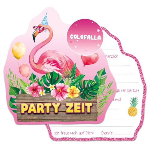 COLOFALLA 12pcs Einladungskarten Einladungen zum Kinder Geburtstag Party für Mädchen Jungen Witzige Einladungskarten Party Rosa Flamingo Motiv Partyeinladungen zur Geburtstagsfeier COLOFALLA 12pcs Einladungskarten Einladungen zum Kinder Geburtstag Party für Mädchen Jungen Witzige Einladungskarten Party Rosa Flamingo Motiv Partyeinladungen zur Geburtstagsfeier von COLOFALLA