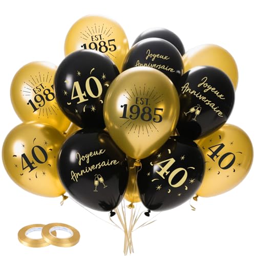 COLOFALLA 24 Stücke 40 Geburtstag Luftballon auf Spanisch Geburtstag Deko Latax Ballon COLOFALLA 24 Stücke 40 Geburtstag Luftballon auf Spanisch Geburtstag Deko Latax Ballon von COLOFALLA