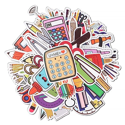 COLOFALLA 50 Stk Sticker Kinder für Schüler Lehrer Schulbedarf Einschulung Deko Album Laptop Aufkleber Wasserfest für 1. Schultag Schulkind Schule Schultüte Party Mitgebsel Geschenk Junge Mädchen COLOFALLA 50 Stk Sticker Kinder für Schüler Lehrer Schulbedarf Einschulung Deko Album Laptop Aufkleber Wasserfest für 1. Schultag Schulkind Schule Schultüte Party Mitgebsel Geschenk Junge Mädchen von COLOFALLA