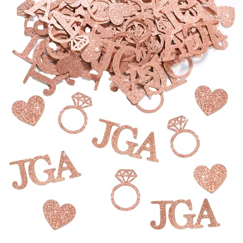 COLOFALLA JGA Deko Rosegold Tischdekoration Accessoires Frauen Konfetti Glitzer Hochzeit Tischdeko Team Braut Party Deko COLOFALLA JGA Deko Rosegold Tischdekoration Accessoires Frauen Konfetti Glitzer Hochzeit Tischdeko Team Braut Party Deko von COLOFALLA