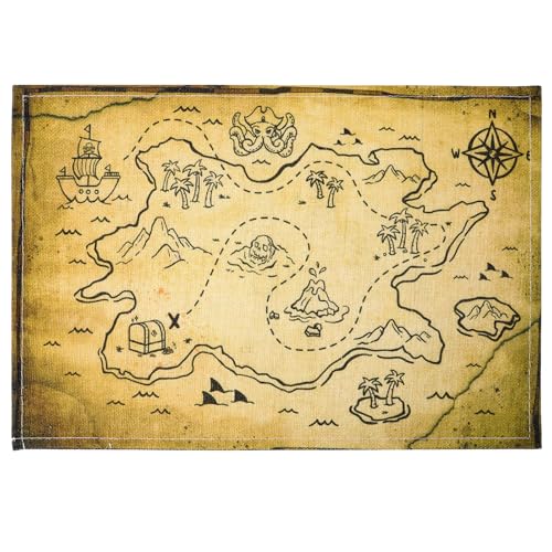 COLOFALLA Piraten Schatzkarte 32x21 cm Pirat Party Accessoire Schatzkarte Kinder Geburtstag Pirat Spielezeug Pirat Accessoire für Schatzsuche Kinder Jünge Mädchen COLOFALLA Piraten Schatzkarte 32x21 cm Pirat Party Accessoire Schatzkarte Kinder Geburtstag Pirat Spielezeug Pirat Accessoire für Schatzsuche Kinder Jünge Mädchen von COLOFALLA