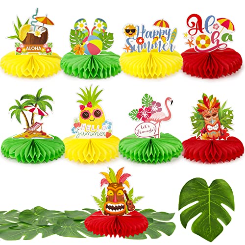 Hawaii Party Deko 19 Stück Tischdeko Luau Party Mittelstücke Palmenblätter Tropische Blätter Künstlich Dekoration für Mottoparty Aloha Strand Party Sommer Urlaub Geburtstag Hawaii Party Deko 19 Stück Tischdeko Luau Party Mittelstücke Palmenblätter Tropische Blätter Künstlich Dekoration für Mottoparty Aloha Strand Party Sommer Urlaub Geburtstag von COLOFALLA