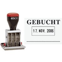 COLOP Datumstempel mit Text "Gebucht" 04060/L3 von COLOP